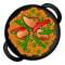 Shallow Pan of Food emoji on Emojidex